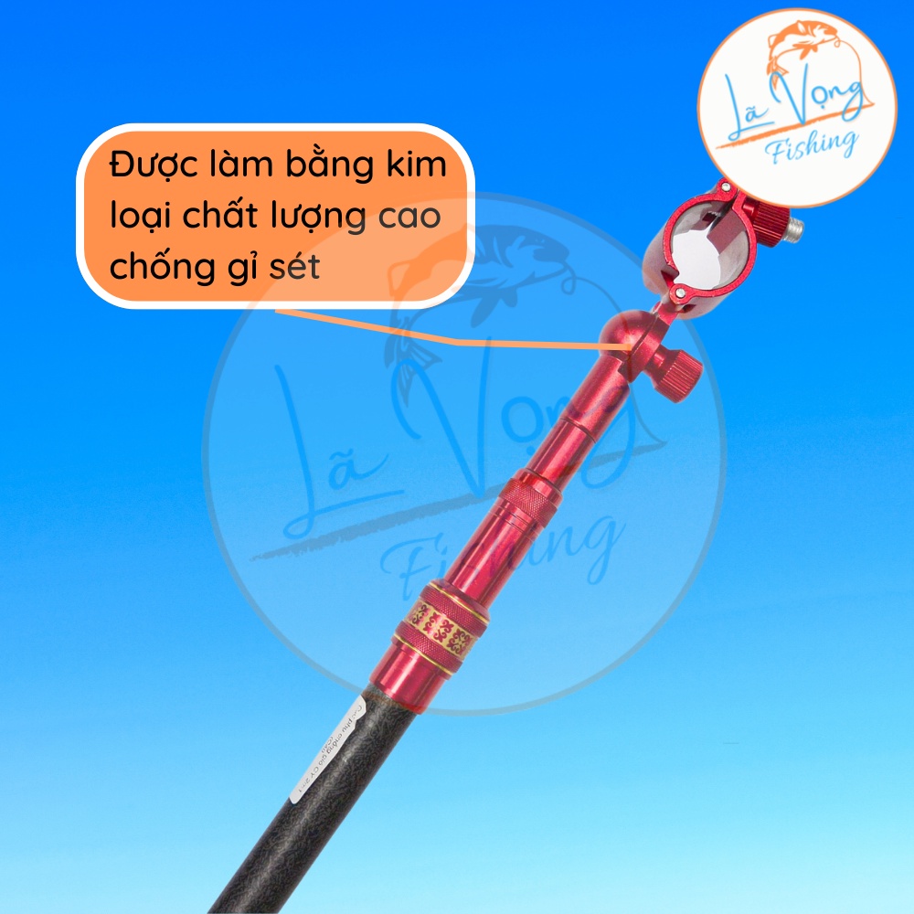 Gác cần phụ chống gió thân các bon ốc hợp kim chống rỉ dài 2m1. Gác chống gió cao cấp