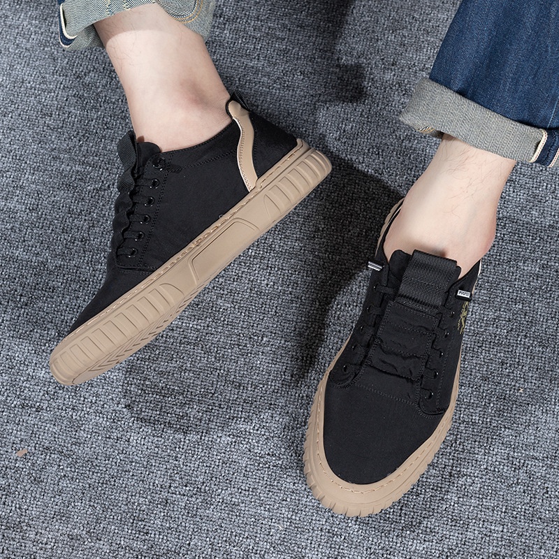 Giày Sneaker nam, Giày Vải Nam Cao Cấp Nhẹ Bền Êm Chân 2022