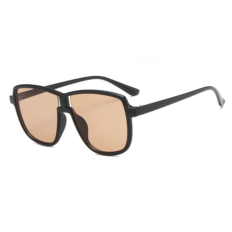 Kính mát Samjune gọng lớn phong cách retro tròng kính khoét lỗ mới 2022 bảo vệ khỏi UV400 thời trang đơn giản cho nam nữ