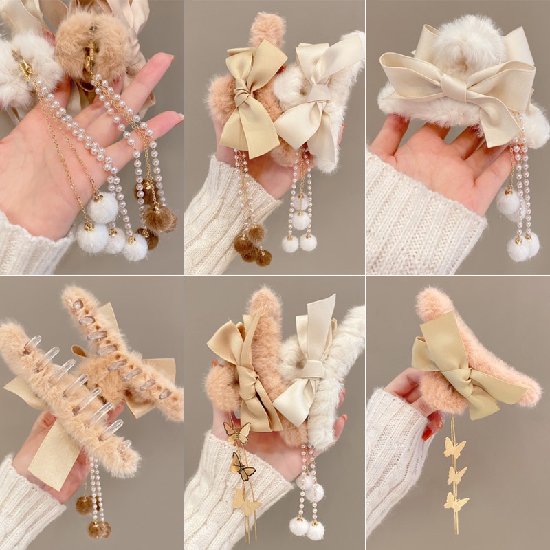 Kẹp Tóc Nơ To Dễ Thương Thời Trang Xu Hướng Hàn Quốc