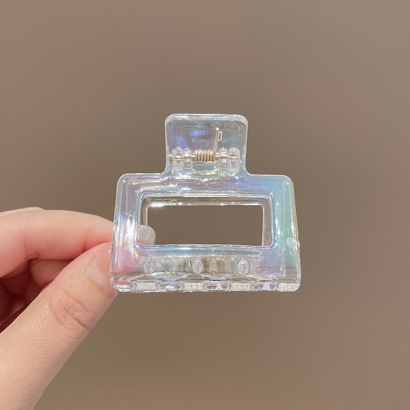 Kẹp Tóc Cỡ Lớn Trong Suốt Phong Cách Hàn Quốc Cho Nữ