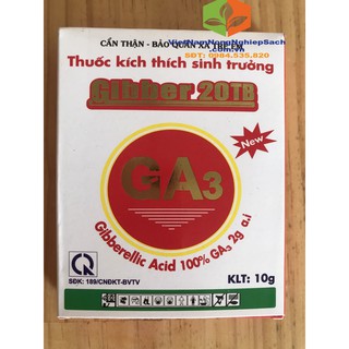 GIBBER 20TB KÍC H TH ÍCH SIN H TR ƯỞNG 10GR