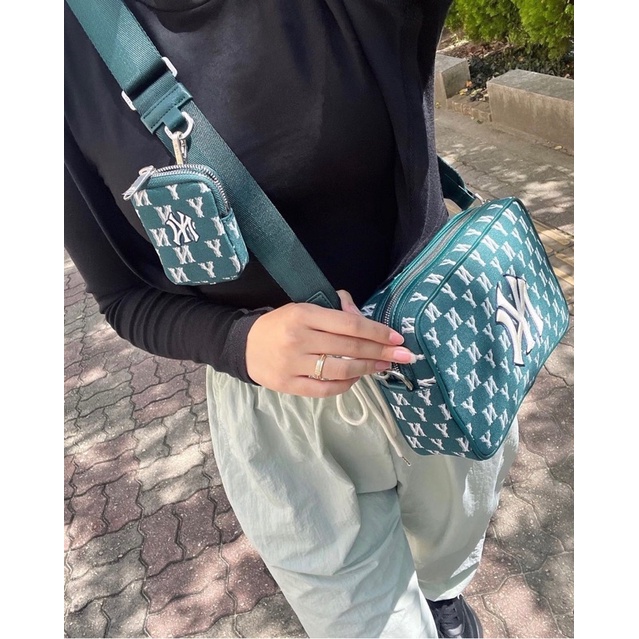 Túi Đeo Chéo MLB Monogram Jacquard New York Yankees - Túi xách đeo chéo MLB nam nữ chính hãng