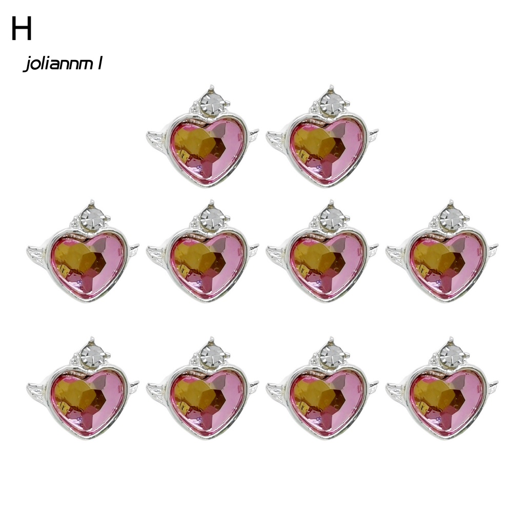 Set 10 Phụ Kiện Trang Trí Móng Tay 3D DIY
