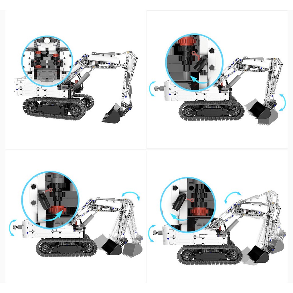 Bộ lắp ráp máy xúc Xiaomi GCWJJ01IQI +900 mảnh ghép