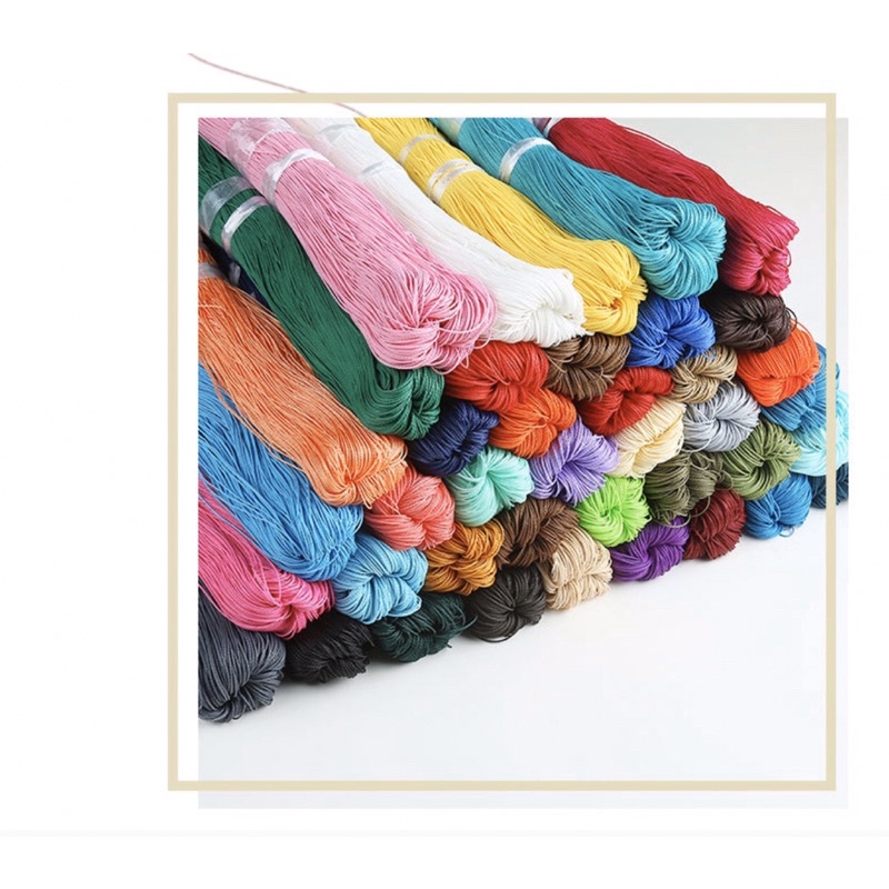 Sock, dây làm vòng water poor siêu chất, dây cói nhựa chống thấm nước làm vòng handmade 5met