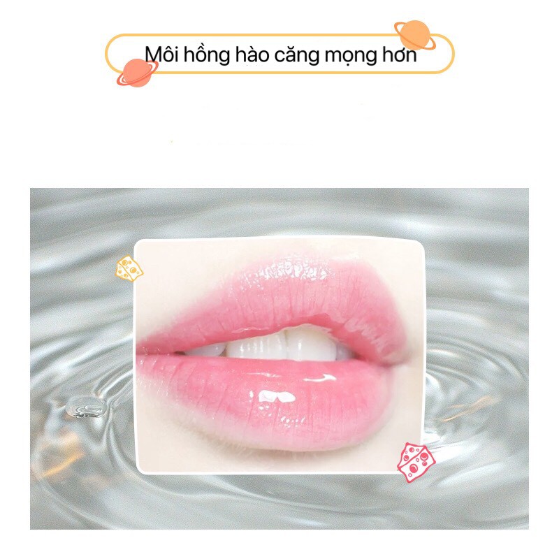 Mặt nạ môi SHE LOVES pho-mai đổi màu hồng môi dưỡng ẩm mềm môi ngăn ngừa thâm môi Sweet Cheese Lip Balm SHEL21
