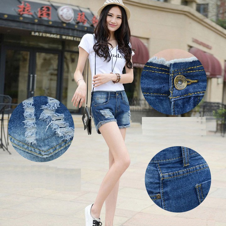 Quần short jean năng động - QS-012i