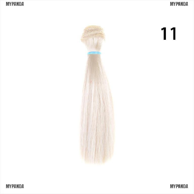 Tóc giả búp bê dài 15cm cho búp thu nhỏ tỉ lệ 1/3 1/4 1/6 nhiều màu sắc tuỳ chọn