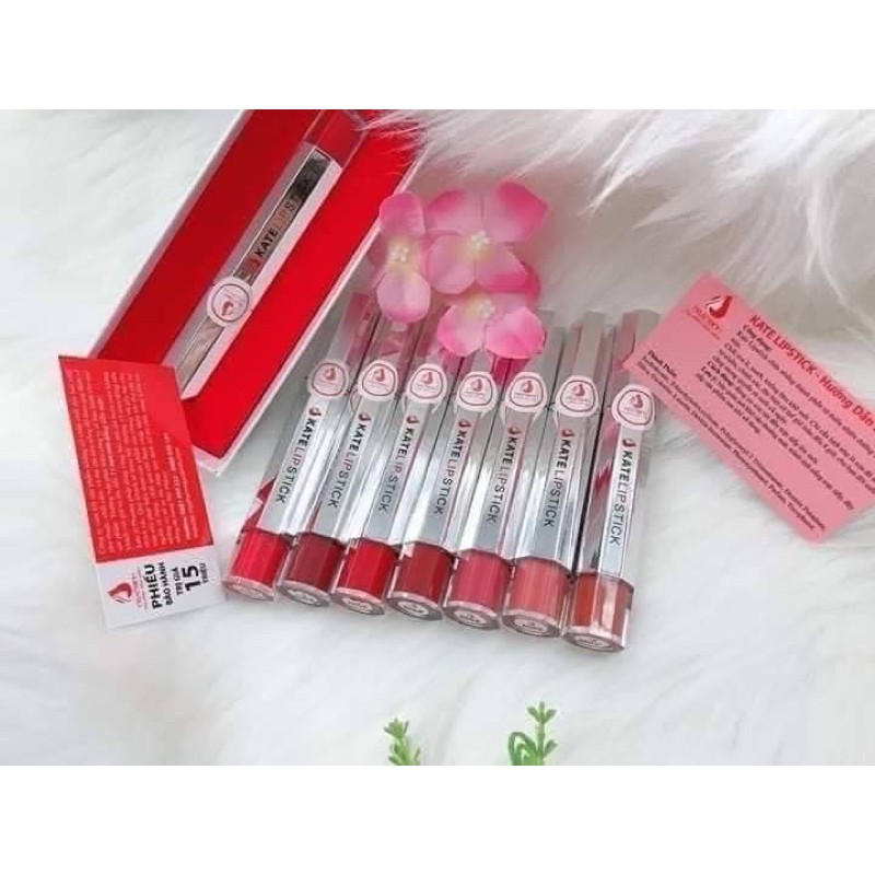 Son kate lipstick ngân bình chính hãng có thẻ bảo hành