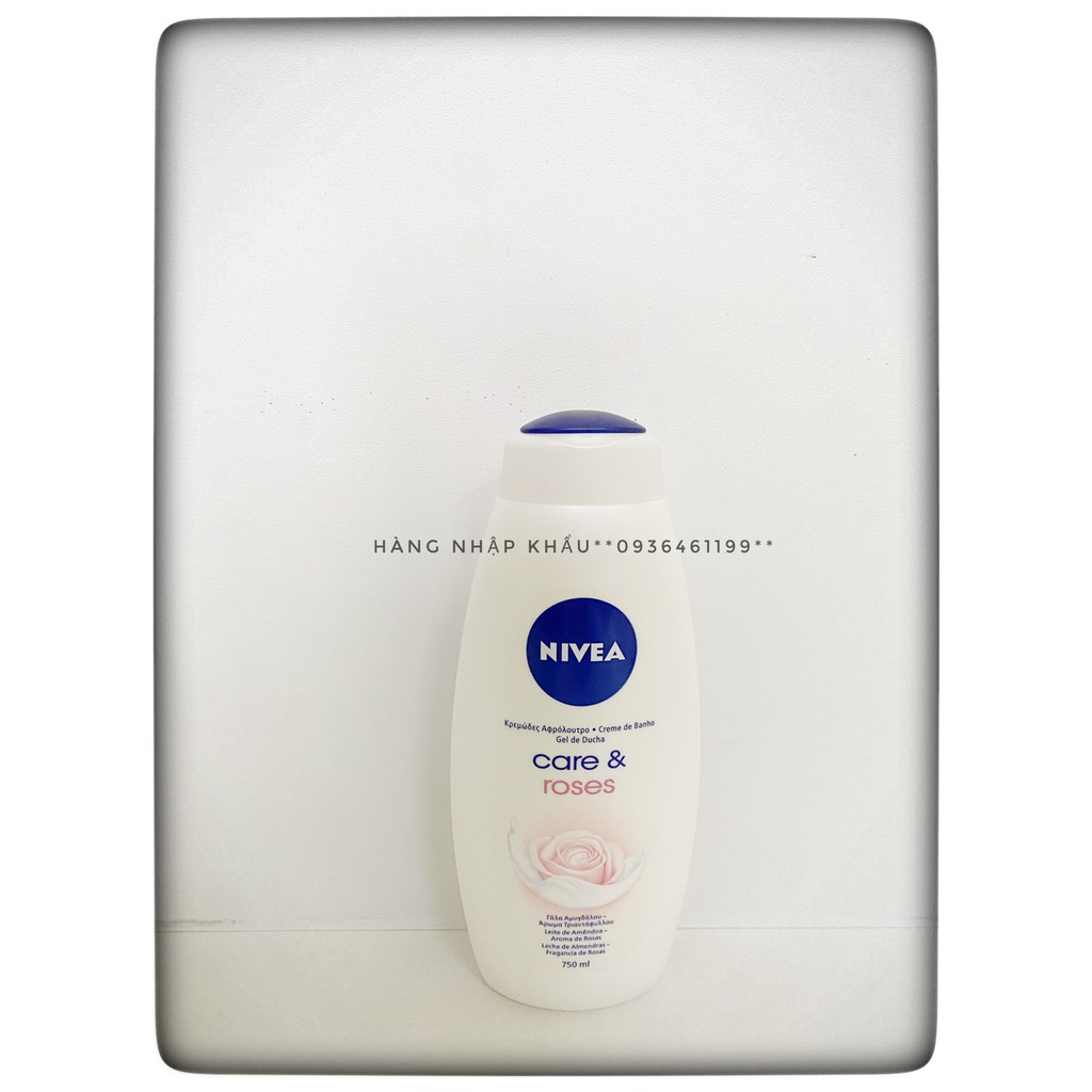 Chai Sữa tắm Nivea 750ml của Đức làm trắng, dưỡng ẩm cho da  Đức