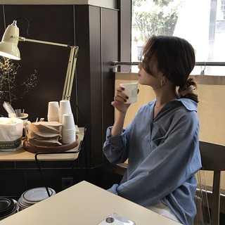 Áo sơ mi lụa dáng suông MA15
