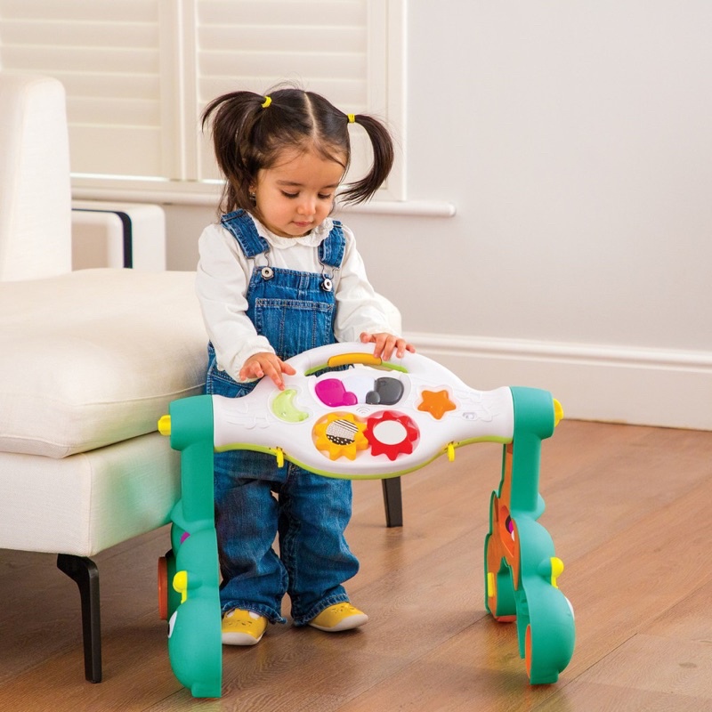 [Xả Kho] Kệ Đồ Chơi Chữ A Đa Năng 3in1 Kiêm Bàn Tập Đứng , Xe Tập Đi Bkids Infantino - Grow With Me 3in1 Fun Gym Walker