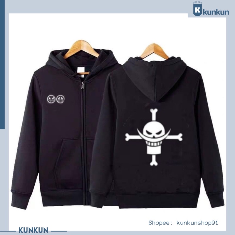 Áo Khoác Băng Râu Trắng, One Piece Nam Nữ Đủ Size