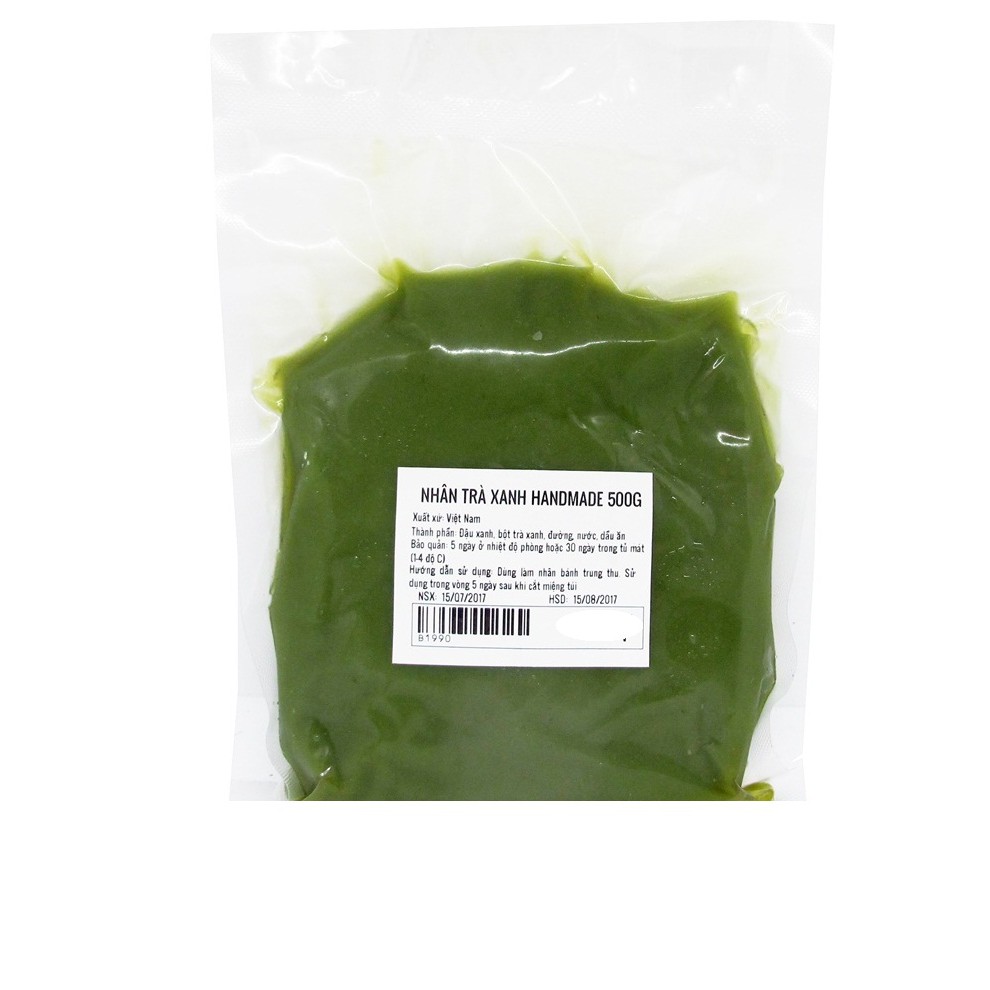 Nhân trà xanh handmade 500g