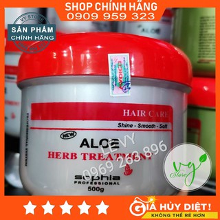 Kem hấp tóc lô hội sophia - aloe herb treatment 500ml