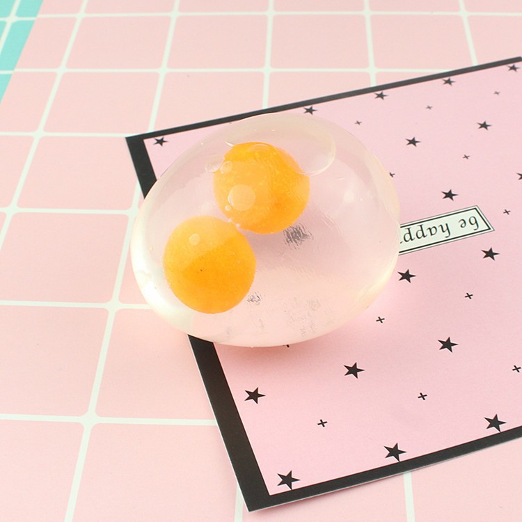 đồ chơi gudetama - trứng bóp trút giận trứng biến thái 2 lòng mã UTL56 A3 in 1