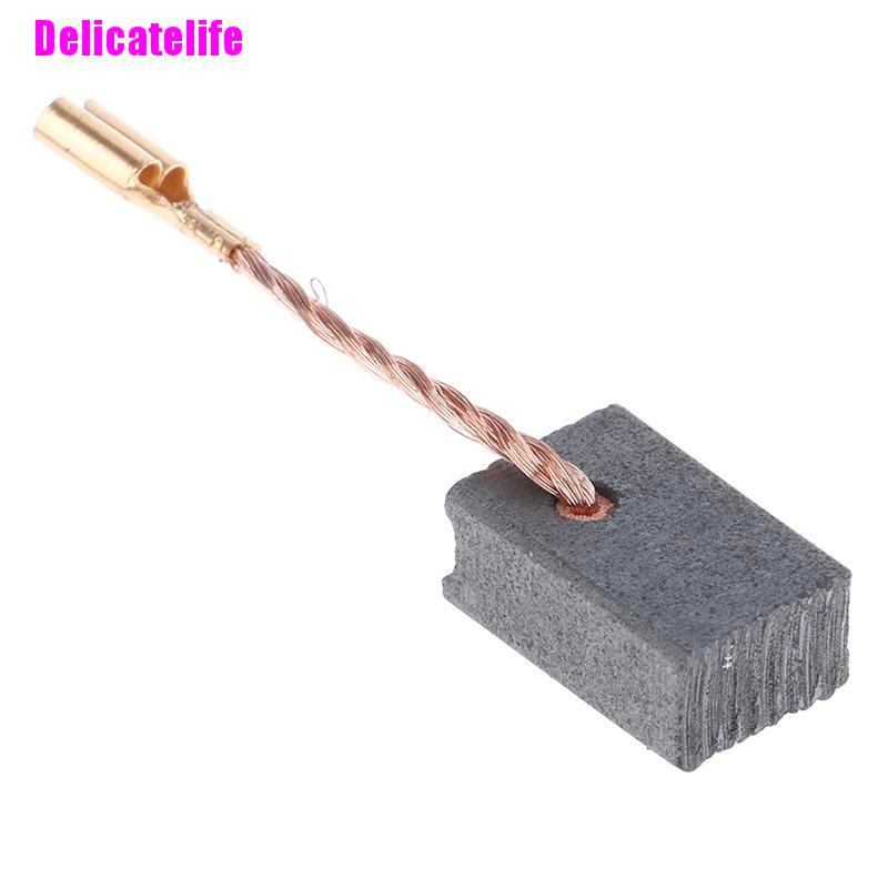 Set 10 chổi than 6*8.5*13.5mm bằng đồng chuyên dụng cho máy mài góc