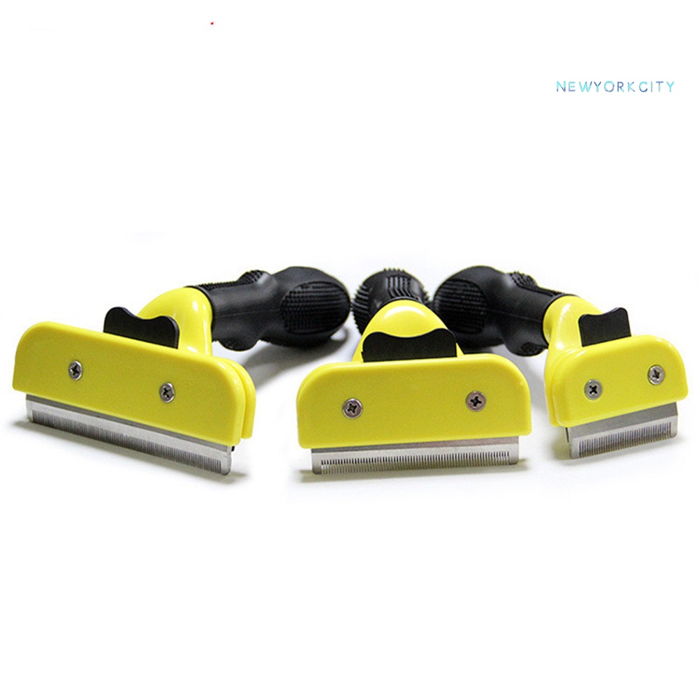 Lược Chải Lông Cho Thú Cưng Tay Cầm Mềm Bằng Thép Không Gỉ