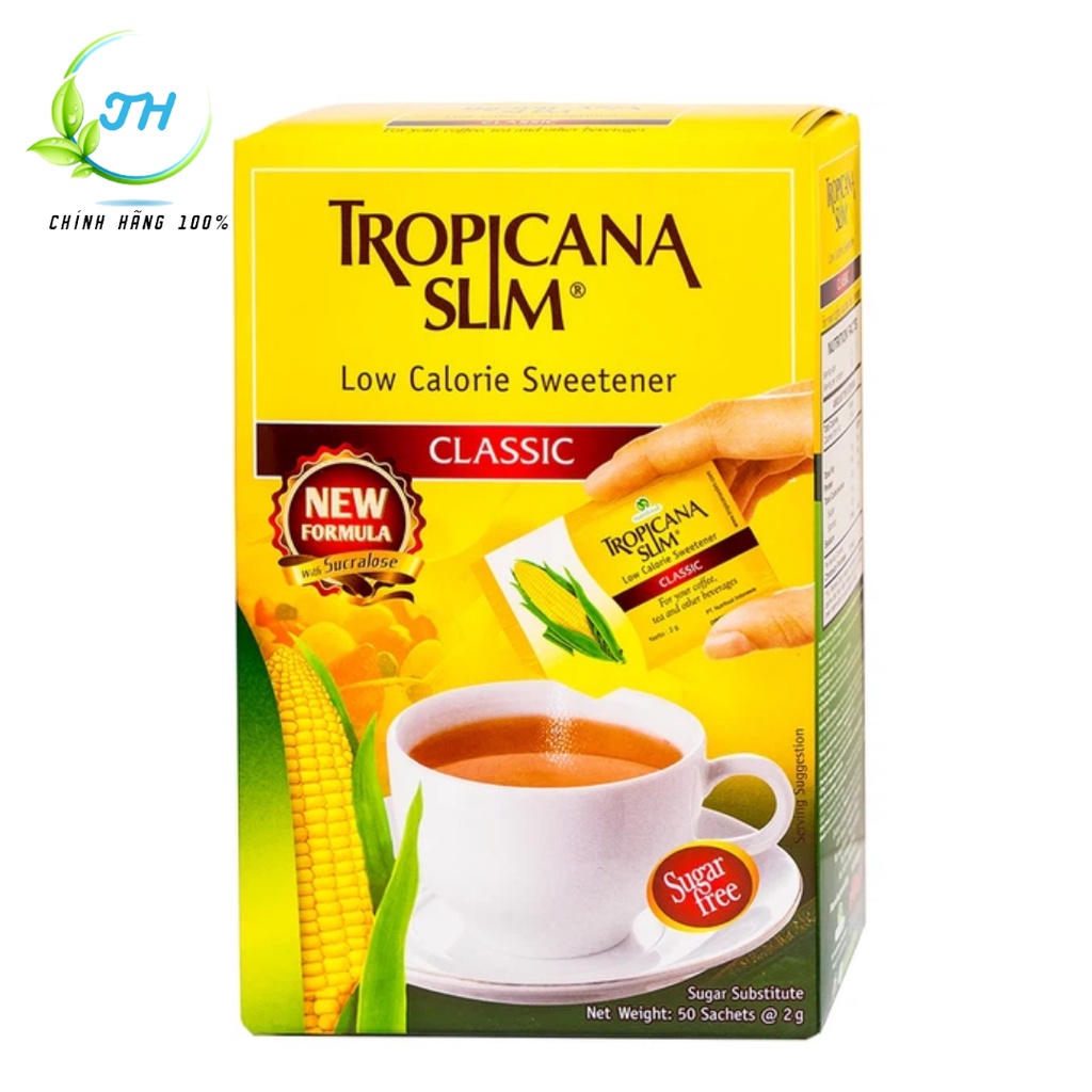 Đường bắp Tropicana Slim (Hộp 50 gói)- Dành Cho Người Tiểu Đường, Ăn Kiêng