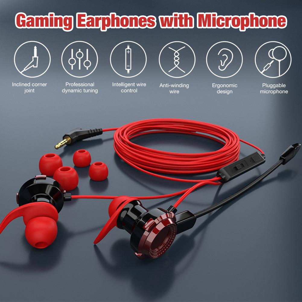 Tai Nghe Chơi Game Chống Ồn Có Mic Dành Cho Máy Tính / Điện Thoại / Máy Tính