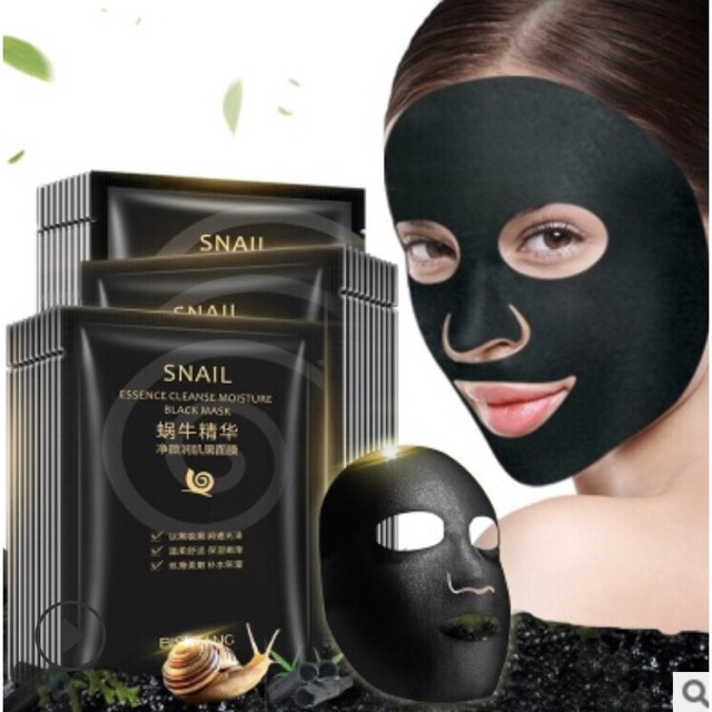 Mặt nạ dưỡng trắng mờ thâm nám thải độc cấp ẩm phục hồi da mask mặt nạ nội địa trung bisutang