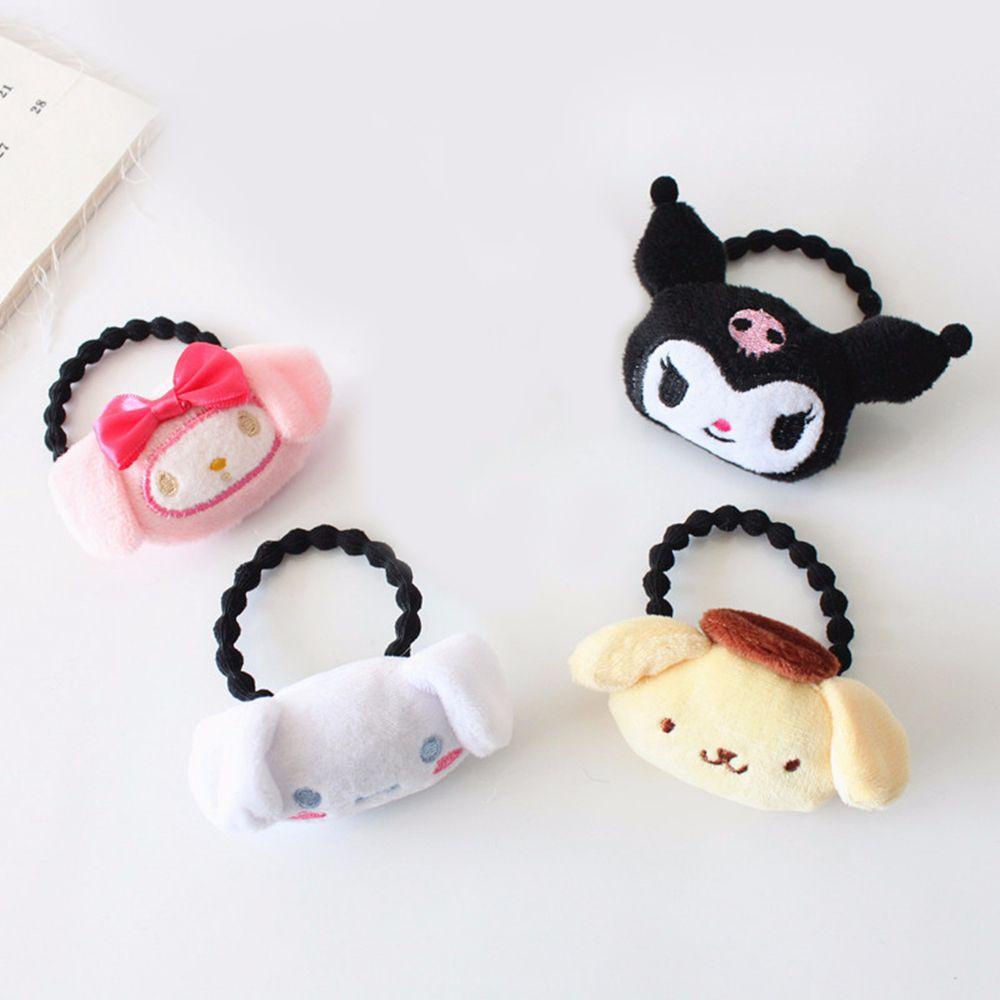 Kẹp Tóc Vải Bông Mềm Mại Hình Melody / Cún Cinnamon Hoạt Hình Phong Cách Hàn Quốc Cho Nữ