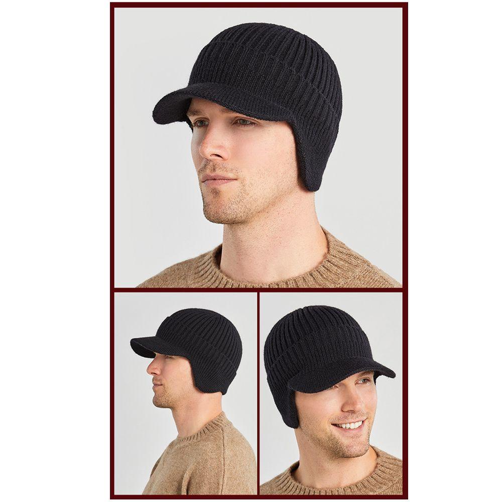SUSANS Mũ beanie Trùm Tai Bảo Vệ Tai Thời Trang Cho Nam