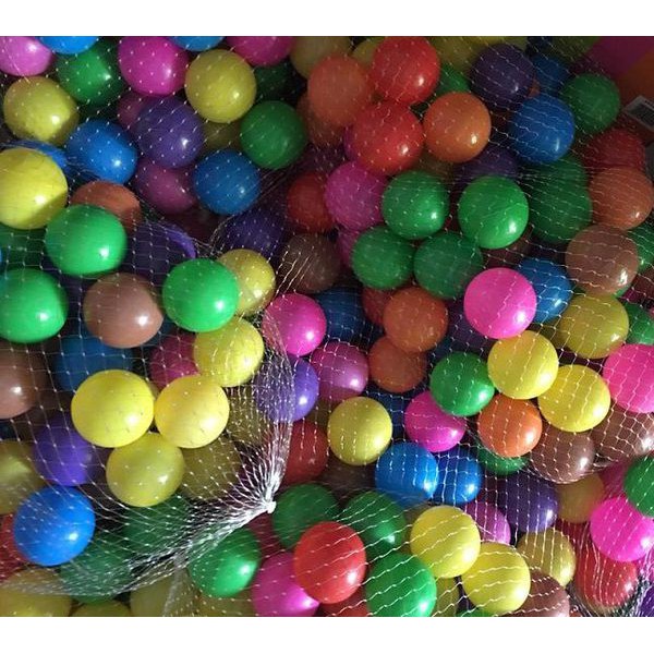 Túi 100 quả bóng mềm cao cấp nhiều màu sắc cho bé