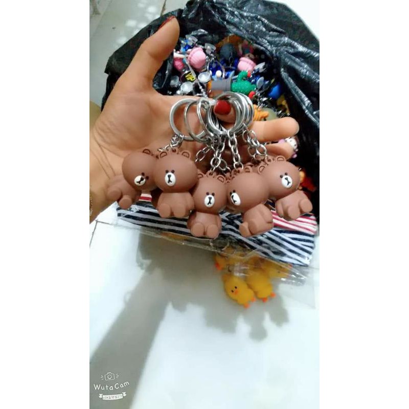 Móc khóa gấu . vịt