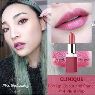 Son CLINIQUE Pop Lip Colour + Primer màu 14 Plum Pop