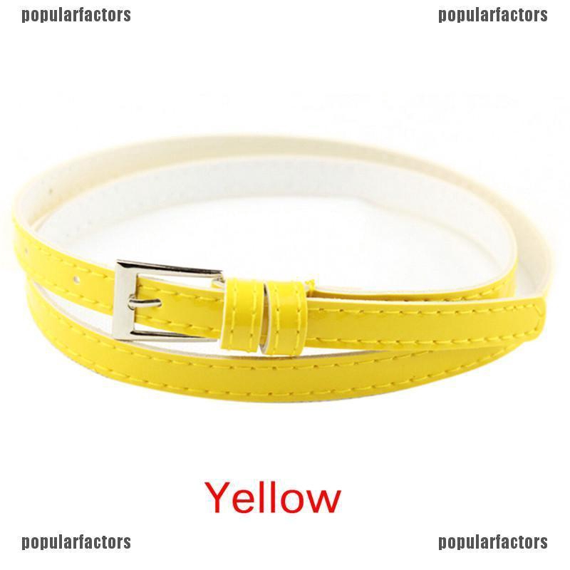 Thắt Lưng Da Pu Bản Nhỏ Thời Trang