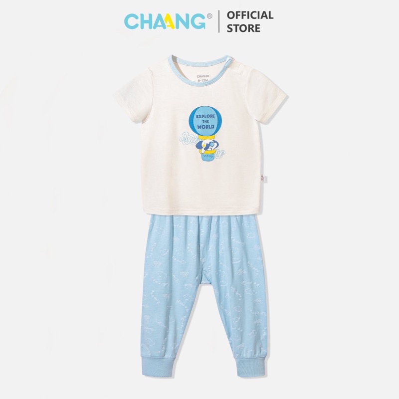 Bộ áo cộc tay quần dài Summer Chaang size 6m-5y