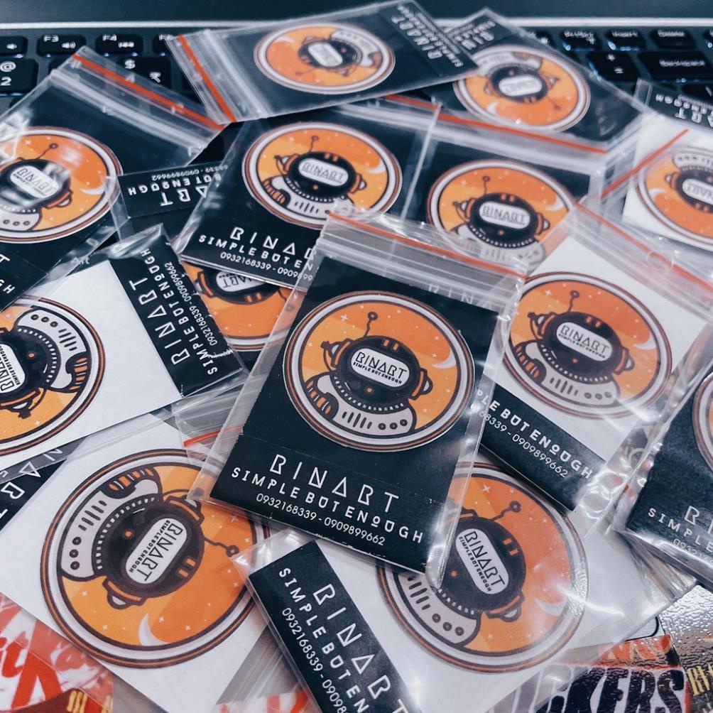 (Quà Tặng) Sticker NASA Rinart dùng để trang trí điện thoại di động/ván trượt/vali không để lại dấu keo - Rinart.vn