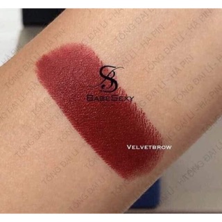 Son sáp màu đỏ nâu - velvetbrown