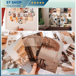 Wall Collage dán tường - Postcard decor decal dán tường trang trí phòng ngủ Hàn Quốc