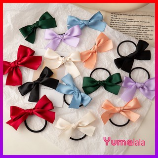 Cột tóc nơ satin mini tiểu thư - Dây buộc tóc nơ