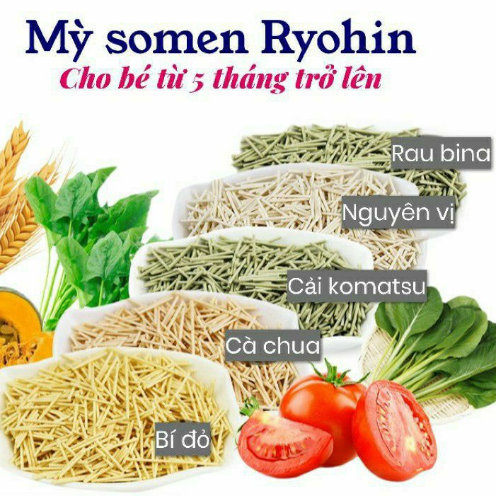 MÌ SOMEN RAU CỦ HỘP 180G CHO BÉ 7 THÁNG HSD 06/2022 | BigBuy360 - bigbuy360.vn