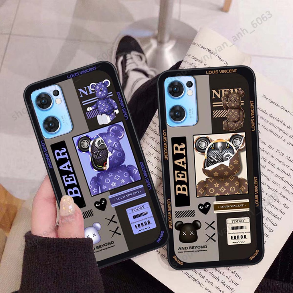 Ốp lưng Oppo Reno4 / Reno4 Pro / Reno 4 hình kaws, bear brick, venom thời trang siêu ngầu