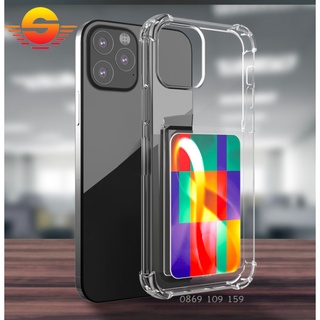 Ốp lưng iPhone 13/ 12 Pro/ 11/ 7/ 8 Plus/ SE/ XR/ XS Max có ngăn ví đựng thẻ ATM