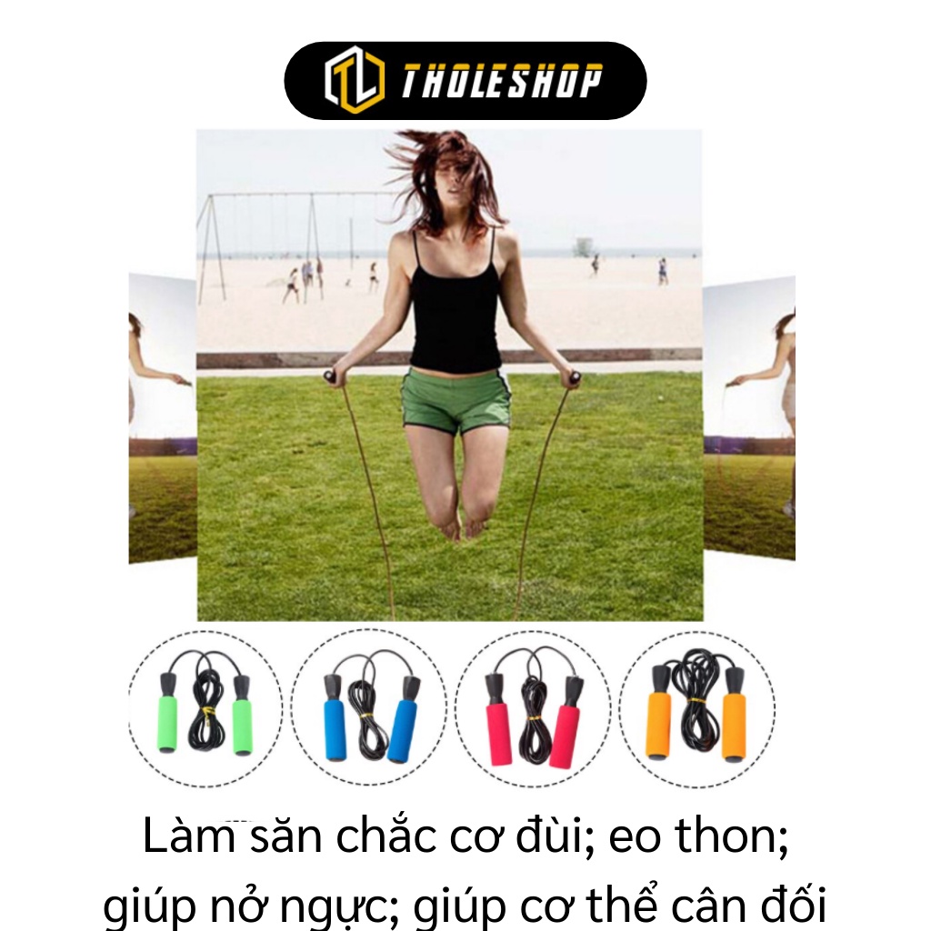 Dây Nhảy Giảm Cân - Dây Nhảy Thể Lực 2.9m Hỗ Trợ Tập Luyện, Tay Cầm Chống Trơn 3290