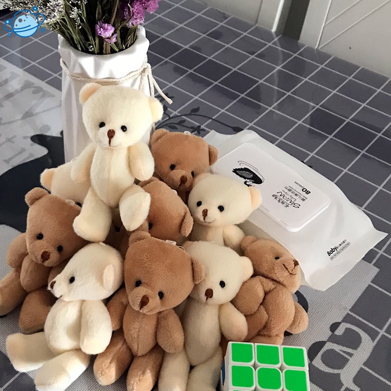 Gấu teddy nhồi bông mini xinh xắn dễ thương