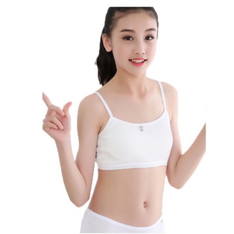 Áo lót  học sinh 2 dây cotton tăm  có đệm ngực 6059 loại đẹp