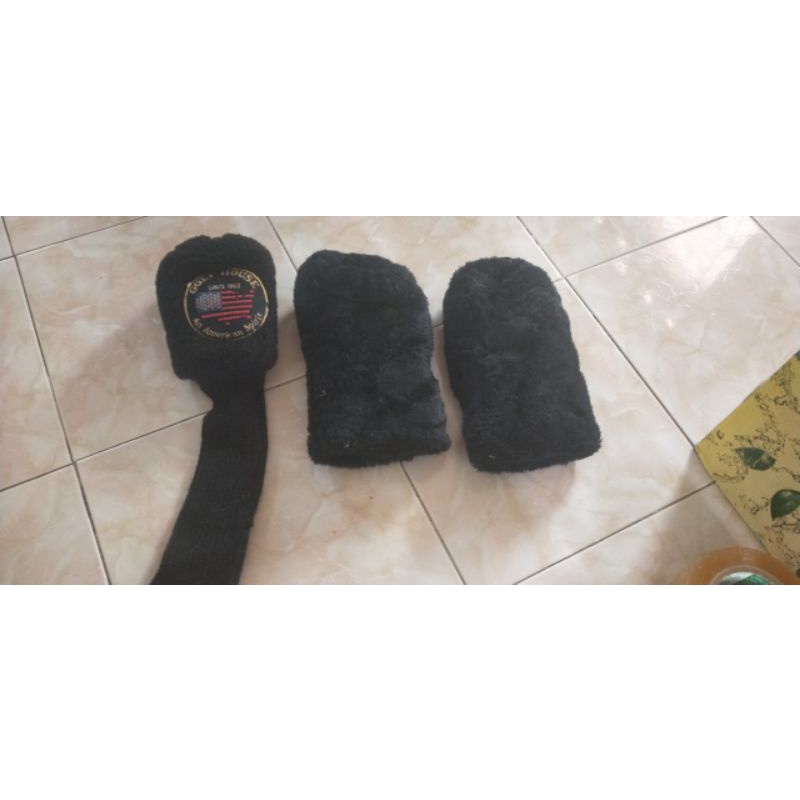 Bọc đầu gậy golf bằng len cũ