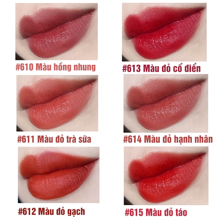 Son kem Chioture Fall Madly In Matt Tint mềm mượt không gây khô môi 1.9g