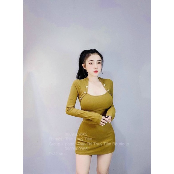 ĐẦM BODY XINH XẮN GBAO ĐỦ MÀU THUN GÂN SSEXXY