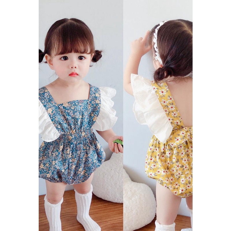 Đồ Liền Thân Sát Nách Cho Bé Gái Sơ Sinh