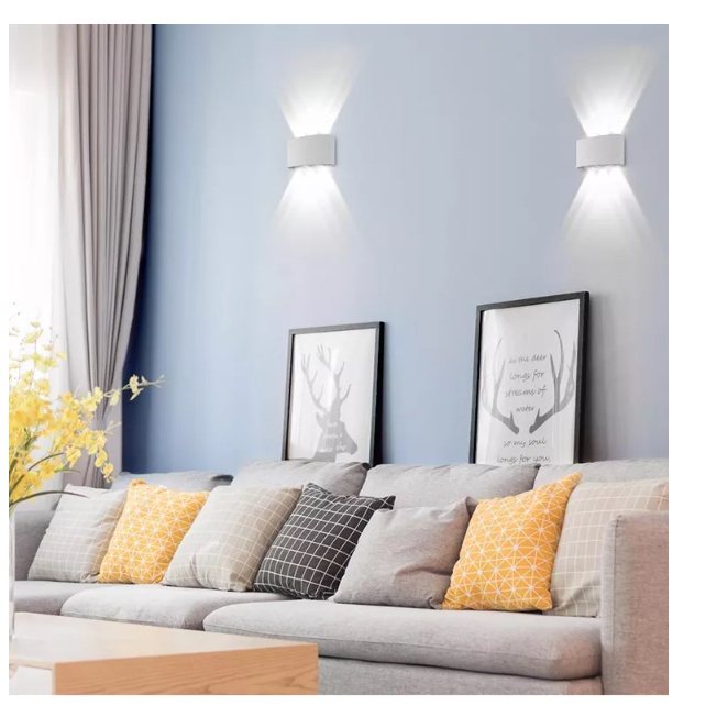 ĐÈN ỐP TƯỜNG 4 MÀU LED 8W AKKO STAR 53562