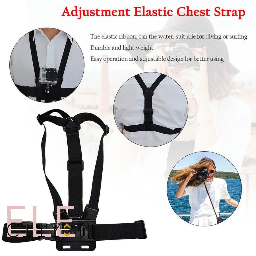 111ele} Chest Strap Belt Body Tripod Harness Mount For Go Pro SJCAM SJ4000