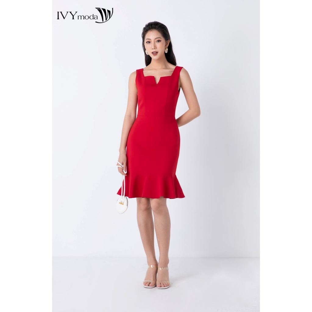 Đầm đuôi cá dáng ngắn IVY moda MS 41M6813
